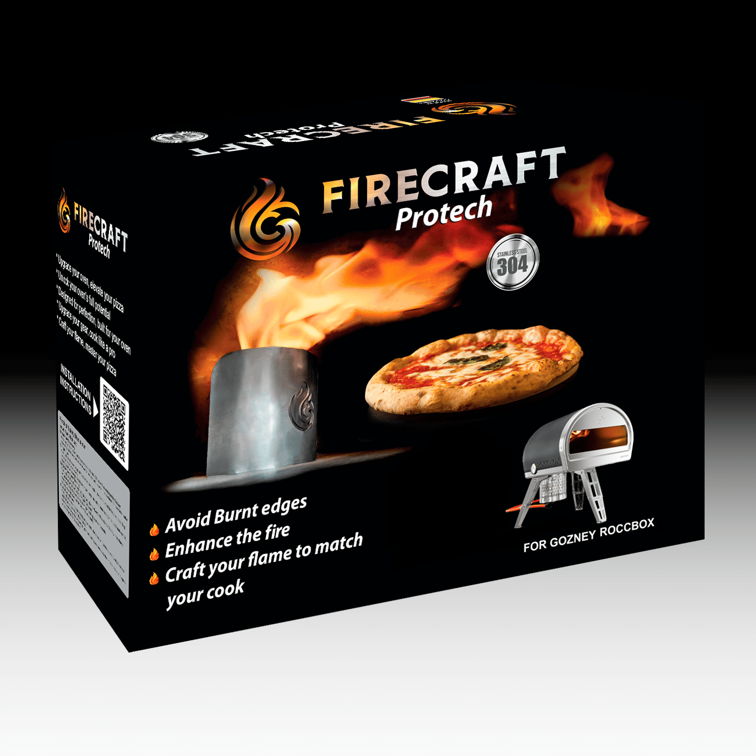 ROCCBOX PAN Flame Shield for the GOZNEY Roccbox