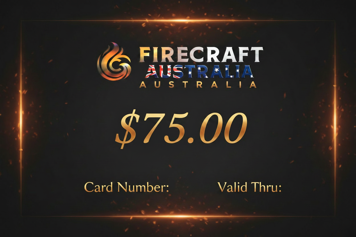 FireCraft Australia $75 Gift Card